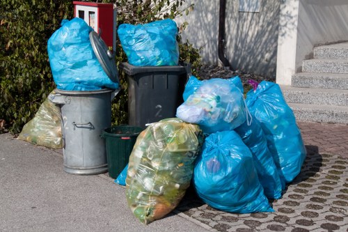 Recycling center in Barnet processing materials